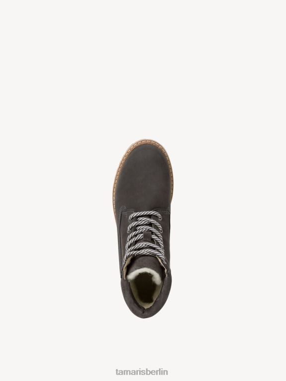 de Tamaris Frauen Bootie - graues Warmfutter/Anthrazit 0LHV41615 Schuhe