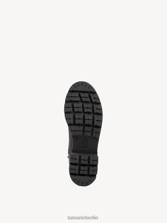 de Tamaris Frauen Bootie - graues Warmfutter/Anthrazit 0LHV493 Schuhe