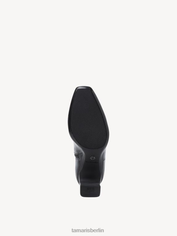 de Tamaris Frauen Bootie - schwarz/schwarzes Lackleder 0LHV41990 Schuhe