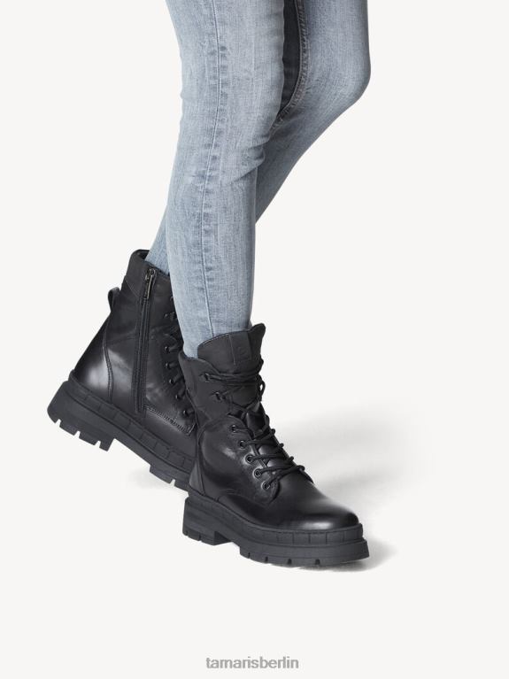 de Tamaris Frauen Bootie - schwarz/schwarzes Leder 0LHV41031 Schuhe