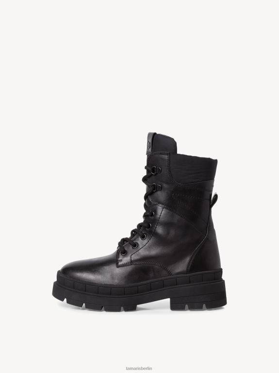 de Tamaris Frauen Bootie - schwarz/schwarzes Leder 0LHV41031 Schuhe