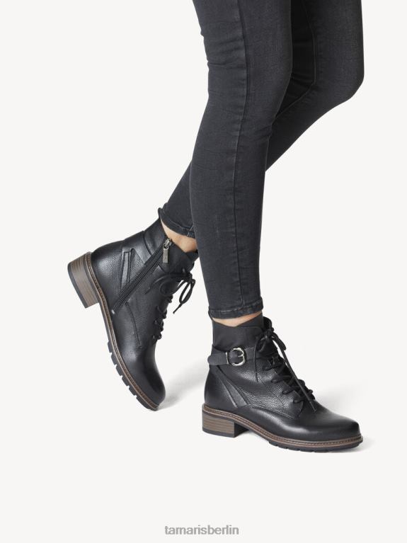 de Tamaris Frauen Bootie - schwarz/schwarzes Leder 0LHV41552 Schuhe