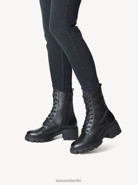 de Tamaris Frauen Bootie - schwarz/schwarzes Leder 0LHV41912 Schuhe