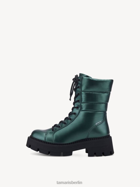de Tamaris Frauen Bootie - schwarzes Warmfutter/grün 0LHV4102 Schuhe