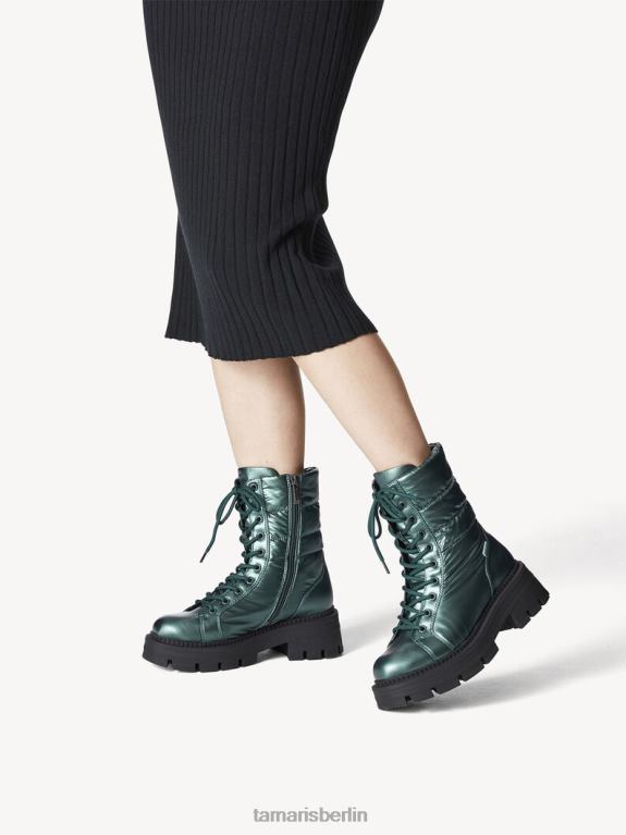 de Tamaris Frauen Bootie - schwarzes Warmfutter/grün 0LHV4102 Schuhe
