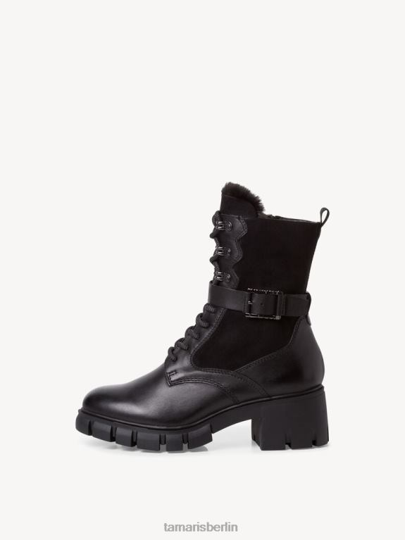 de Tamaris Frauen Bootie - schwarzes Warmfutter/schwarzes Leder 0LHV41425 Schuhe