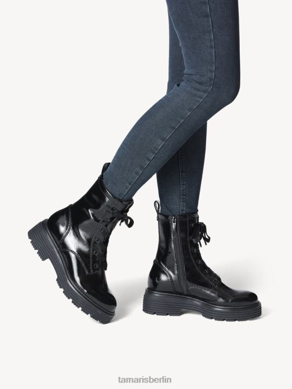 de Tamaris Frauen Bootie - schwarzes Warmfutter/schwarzes Leder 0LHV41425 Schuhe