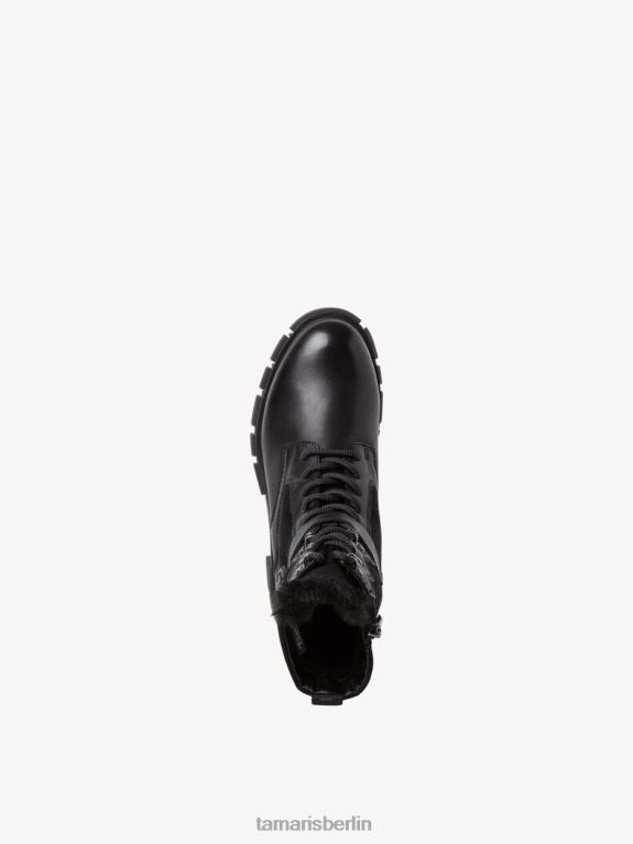 de Tamaris Frauen Bootie - schwarzes Warmfutter/schwarzes Leder 0LHV41425 Schuhe