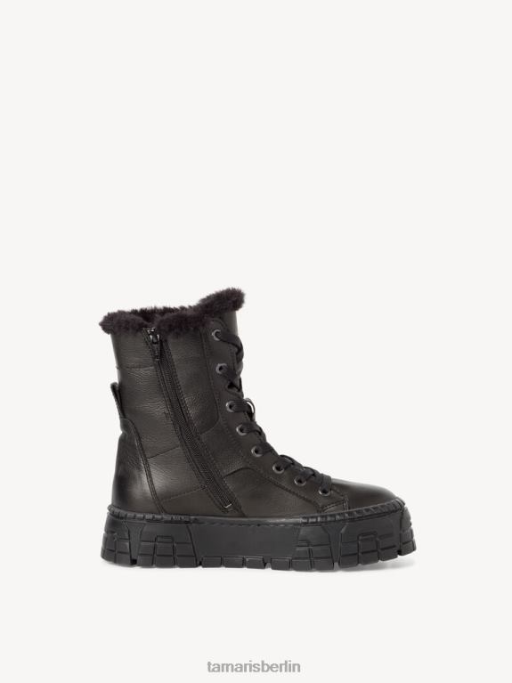 de Tamaris Frauen Bootie - schwarzes Warmfutter/schwarzes Leder 0LHV446 Schuhe