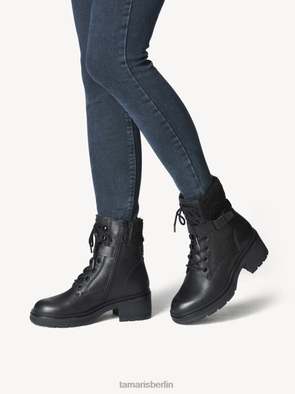 de Tamaris Frauen Bootie - schwarzes Warmfutter/schwarzes Uni 0LHV482 Schuhe