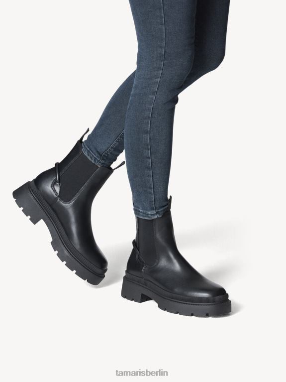de Tamaris Frauen Chelsea Boot - Schwarz/Schwarz Uni 0LHV41685 Schuhe