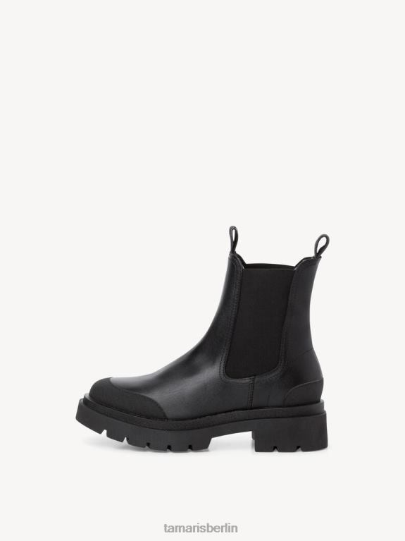 de Tamaris Frauen Chelsea-Boot – schwarz/schwarzes Leder 0LHV41495 Schuhe