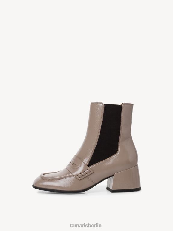 de Tamaris Frauen Chelsea-Stiefel – Beige/Taupe-Lack 0LHV41989 Schuhe