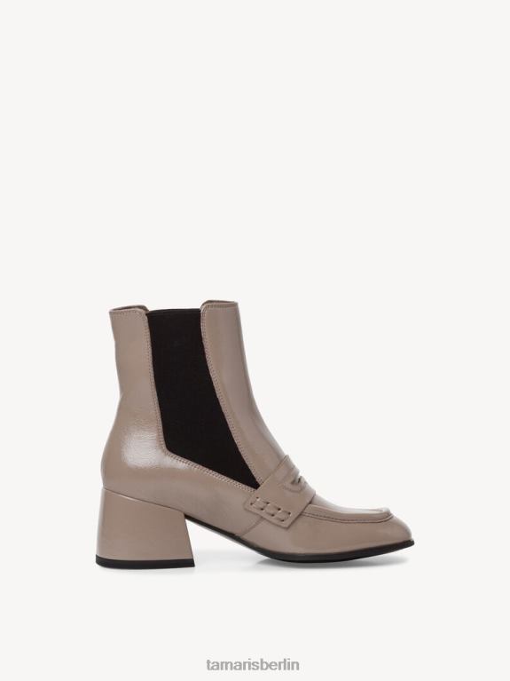 de Tamaris Frauen Chelsea-Stiefel – Beige/Taupe-Lack 0LHV41989 Schuhe