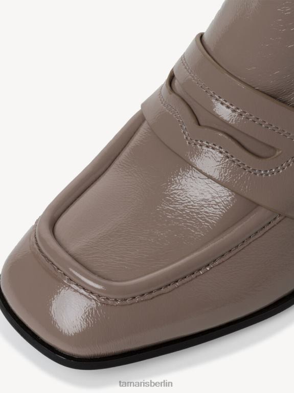 de Tamaris Frauen Chelsea-Stiefel – Beige/Taupe-Lack 0LHV41989 Schuhe