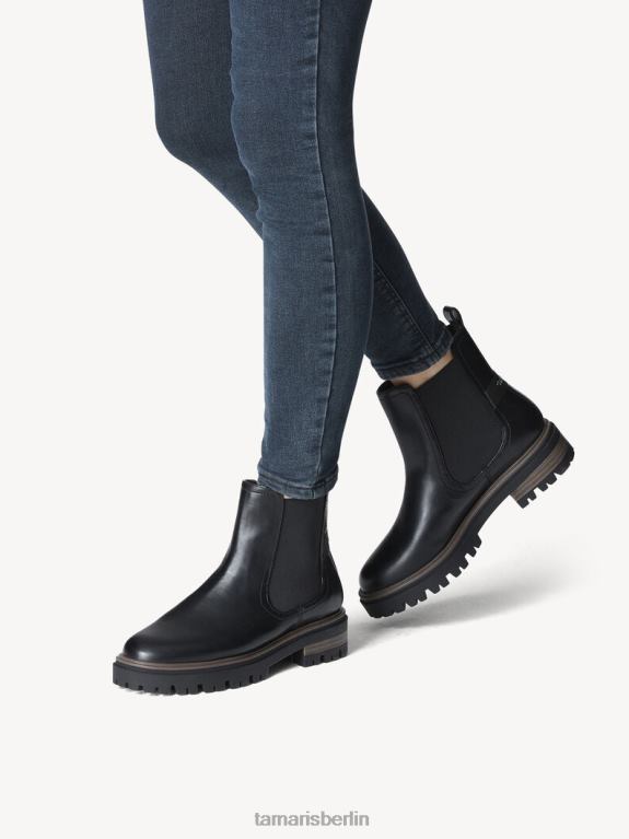de Tamaris Frauen Chelsea-Stiefel - Schwarz/Schwarz Matt 0LHV4687 Schuhe