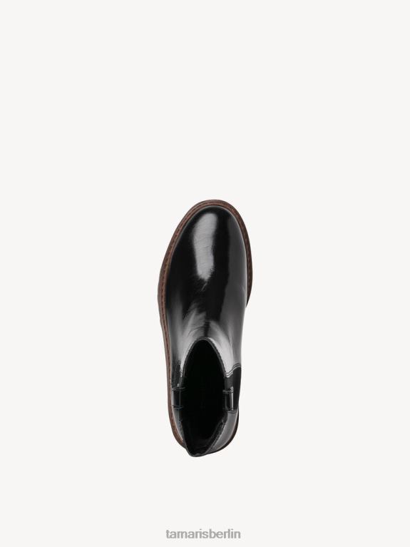 de Tamaris Frauen Chelsea-Stiefel - Schwarz/Schwarz glänzend 0LHV42192 Schuhe