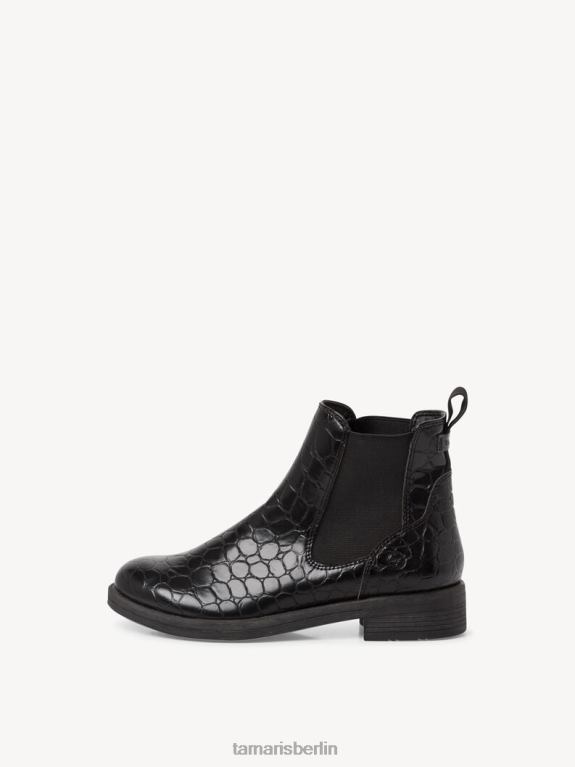 de Tamaris Frauen Chelsea-Stiefel – Schwarz/Schwarzes Kroko 0LHV41992 Schuhe