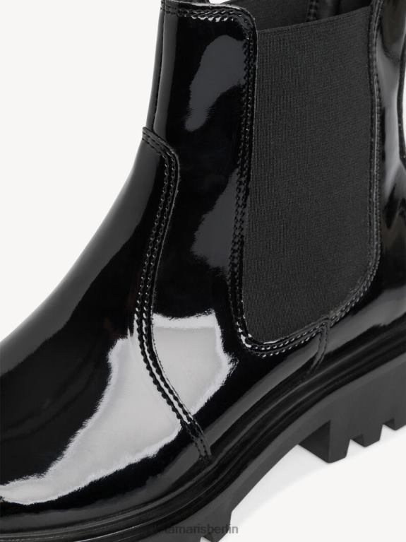 de Tamaris Frauen Chelsea-Stiefel – Schwarz/Schwarzes Lackleder 0LHV41259 Schuhe
