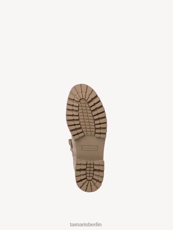 de Tamaris Frauen Chelsea-Stiefel aus Leder – Beige/Taupe-Nubukleder 0LHV4770 Schuhe