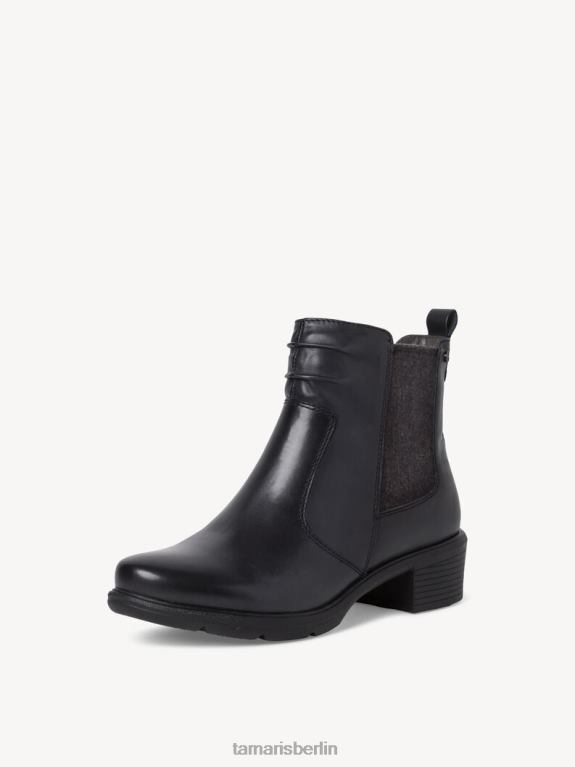 de Tamaris Frauen Chelsea-Stiefel aus Leder – Blau/Marineblau 0LHV4861 Schuhe