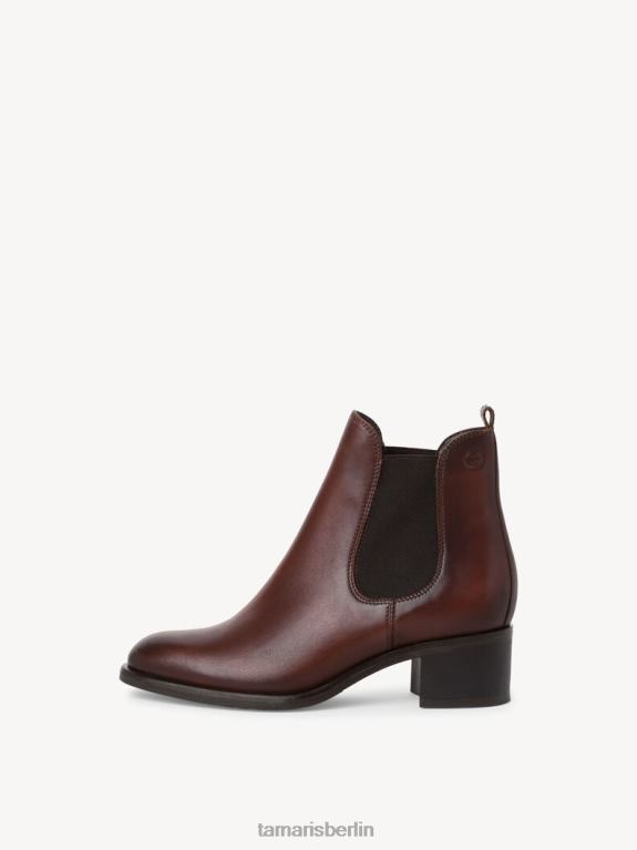 de Tamaris Frauen Chelsea-Stiefel aus Leder – Braun/Café 0LHV42027 Schuhe