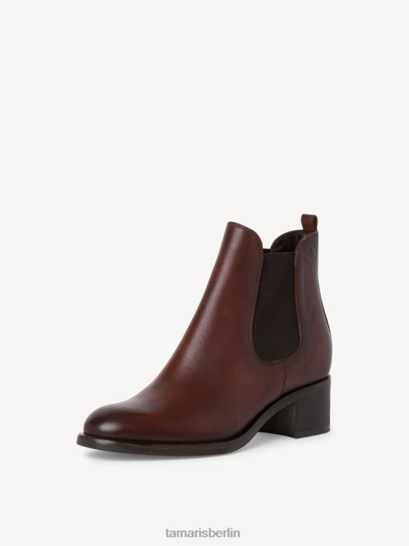de Tamaris Frauen Chelsea-Stiefel aus Leder – Braun/Café 0LHV42027 Schuhe