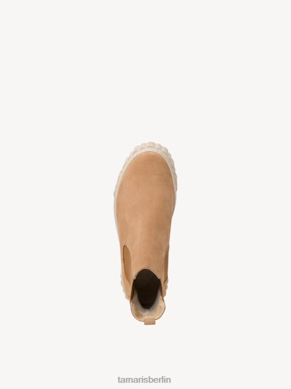 de Tamaris Frauen Chelsea-Stiefel aus Leder – Braun/Camel 0LHV41105 Schuhe