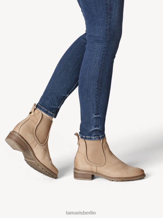 de Tamaris Frauen Chelsea-Stiefel aus Leder – Braun/Camel 0LHV41498 Schuhe