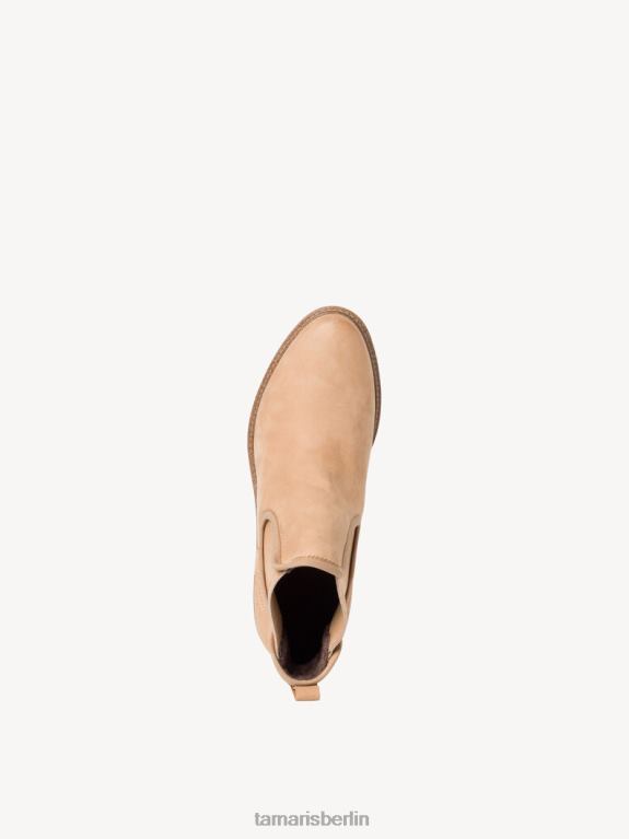 de Tamaris Frauen Chelsea-Stiefel aus Leder – Braun/Camel 0LHV41498 Schuhe
