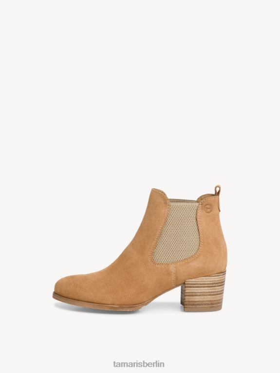 de Tamaris Frauen Chelsea-Stiefel aus Leder – Braun/Camel 0LHV4321 Schuhe