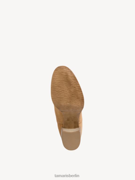 de Tamaris Frauen Chelsea-Stiefel aus Leder – Braun/Camel 0LHV4321 Schuhe