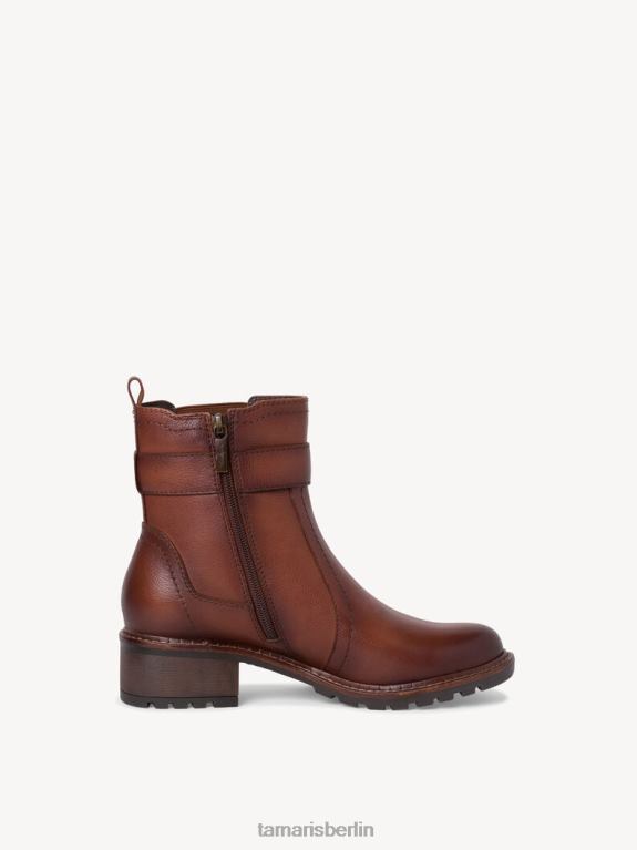 de Tamaris Frauen Chelsea-Stiefel aus Leder – Braun/Kastanie 0LHV42235 Schuhe