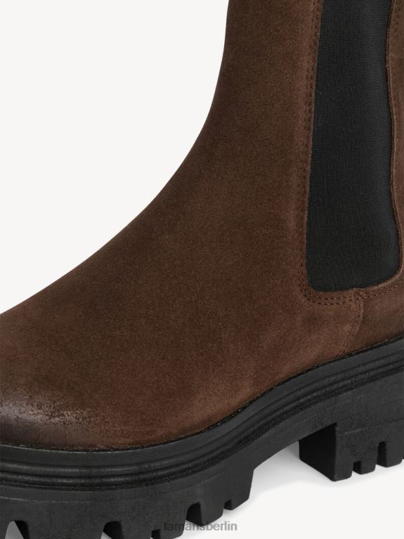 de Tamaris Frauen Chelsea-Stiefel aus Leder – Braun/Mocca 0LHV4422 Schuhe