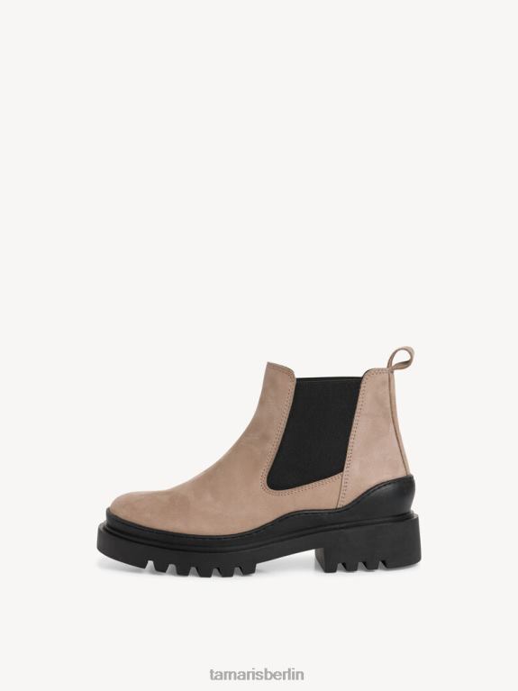 de Tamaris Frauen Chelsea-Stiefel aus Leder – Braun/Taupe 0LHV41277 Schuhe