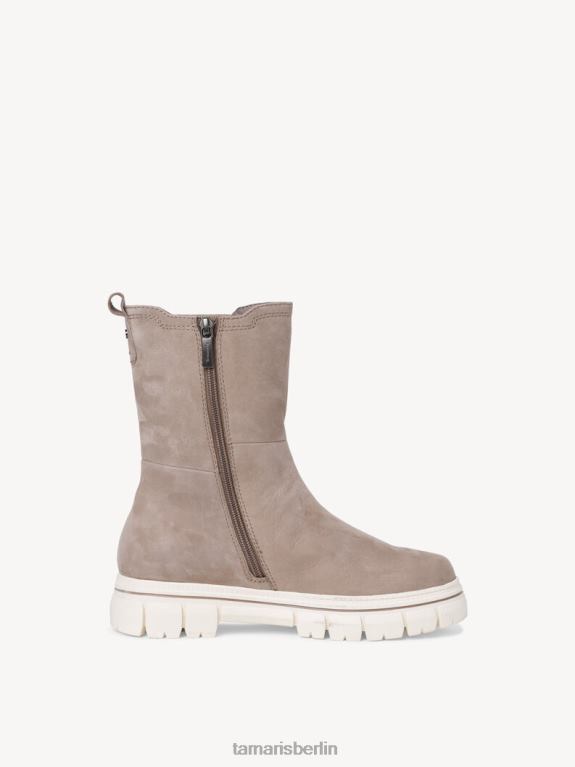 de Tamaris Frauen Chelsea-Stiefel aus Leder – Braun/Taupe 0LHV41293 Schuhe