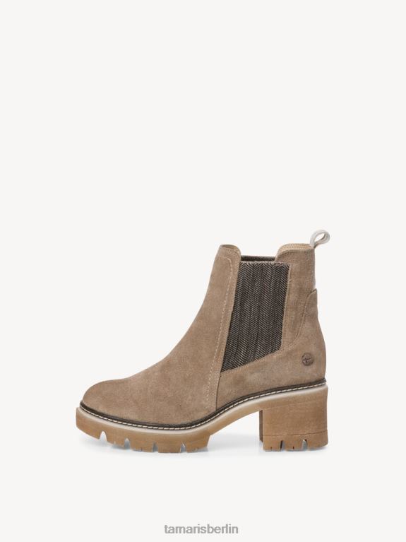 de Tamaris Frauen Chelsea-Stiefel aus Leder – Braun/Taupe 0LHV41696 Schuhe