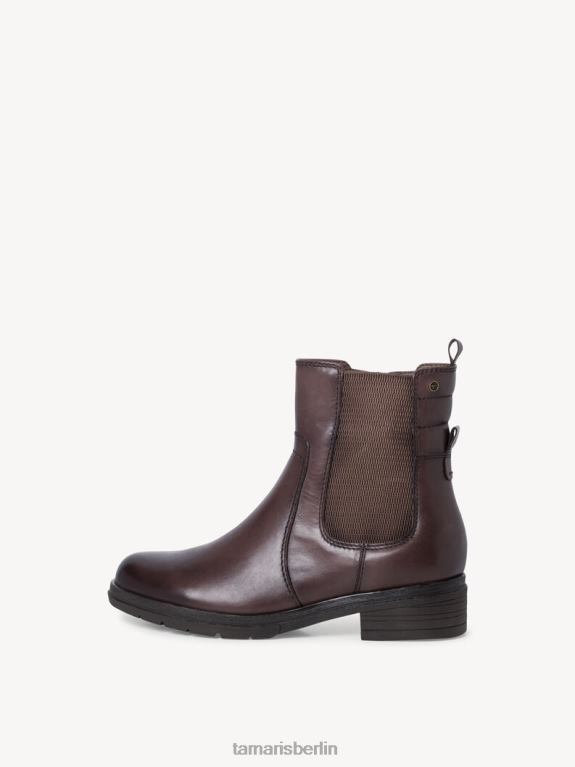 de Tamaris Frauen Chelsea-Stiefel aus Leder – Braun/Taupe 0LHV41806 Schuhe