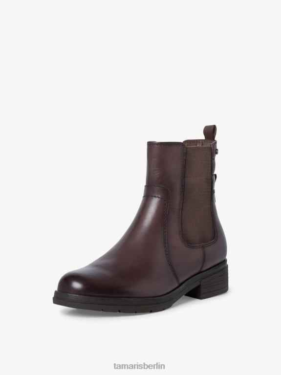 de Tamaris Frauen Chelsea-Stiefel aus Leder – Braun/Taupe 0LHV41806 Schuhe