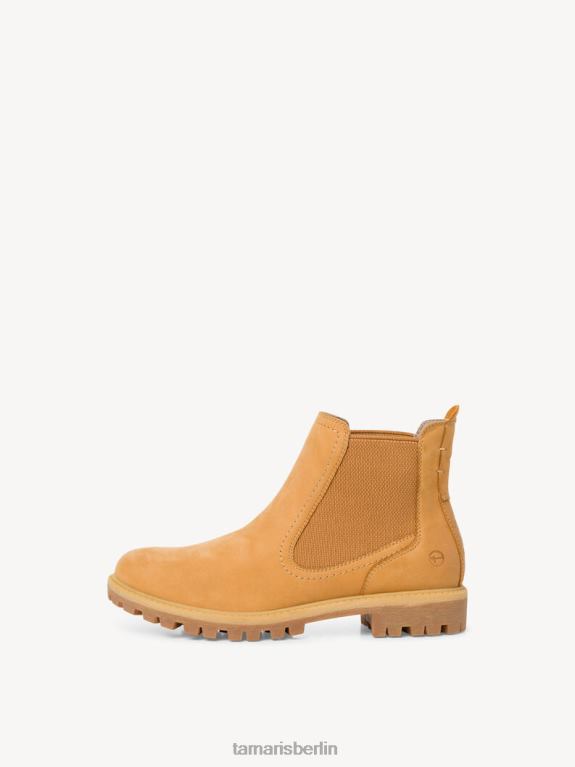 de Tamaris Frauen Chelsea-Stiefel aus Leder – Gelb/Mais 0LHV41197 Schuhe