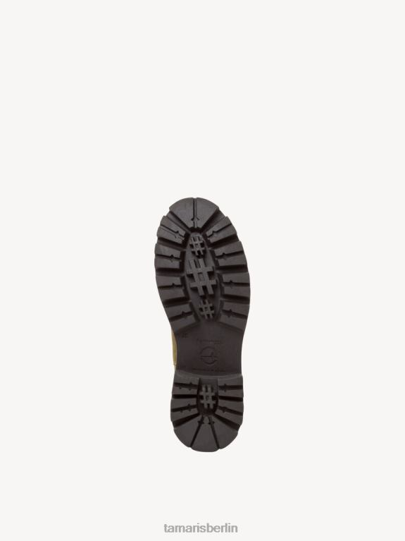 de Tamaris Frauen Chelsea-Stiefel aus Leder – Grün/Oliv 0LHV41453 Schuhe