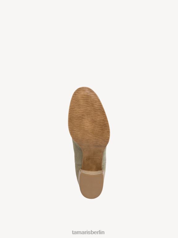 de Tamaris Frauen Chelsea-Stiefel aus Leder – Grün/Salbei 0LHV434 Schuhe