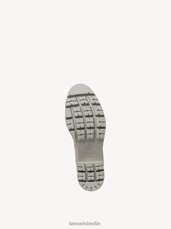 de Tamaris Frauen Chelsea-Stiefel aus Leder - Grau/Soft Grey Uni 0LHV42004 Schuhe