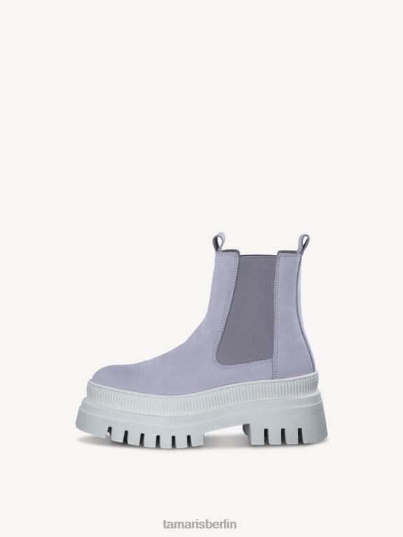 de Tamaris Frauen Chelsea-Stiefel aus Leder – Lila/Flieder 0LHV4807 Schuhe