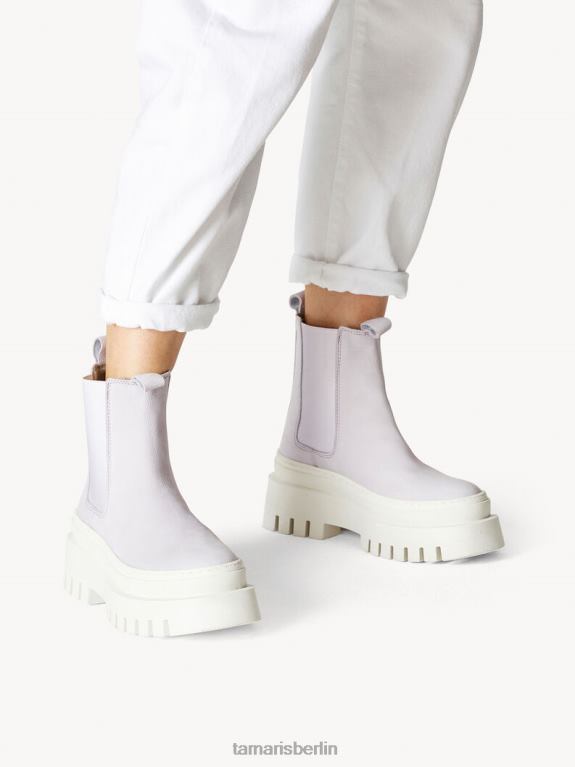 de Tamaris Frauen Chelsea-Stiefel aus Leder – Lila/Flieder 0LHV4807 Schuhe