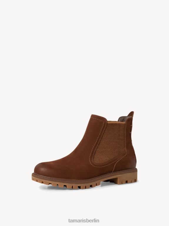 de Tamaris Frauen Chelsea-Stiefel aus Leder – braun/kastanienbraun 0LHV41250 Schuhe