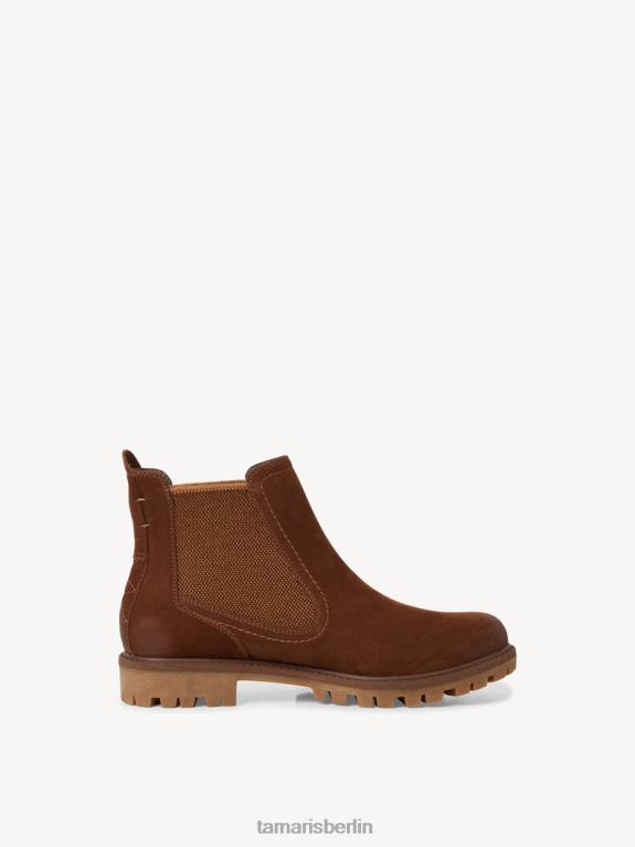 de Tamaris Frauen Chelsea-Stiefel aus Leder – braun/kastanienbraun 0LHV41250 Schuhe