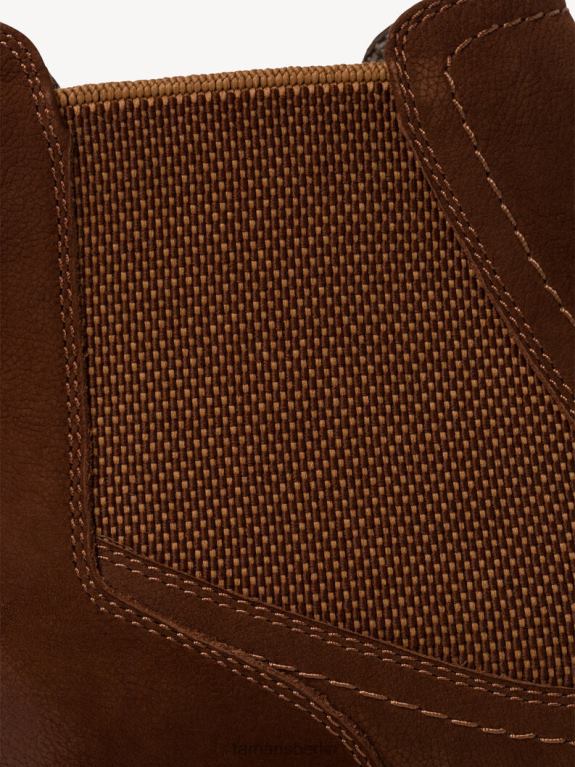 de Tamaris Frauen Chelsea-Stiefel aus Leder – braun/kastanienbraun 0LHV41250 Schuhe