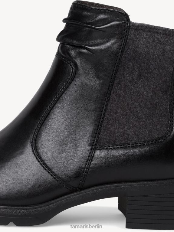 de Tamaris Frauen Chelsea-Stiefel aus Leder – schwarz 0LHV41393 Schuhe