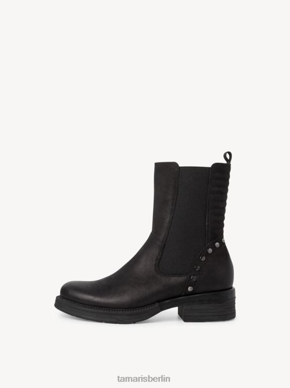 de Tamaris Frauen Chelsea-Stiefel aus Leder – schwarz 0LHV41605 Schuhe